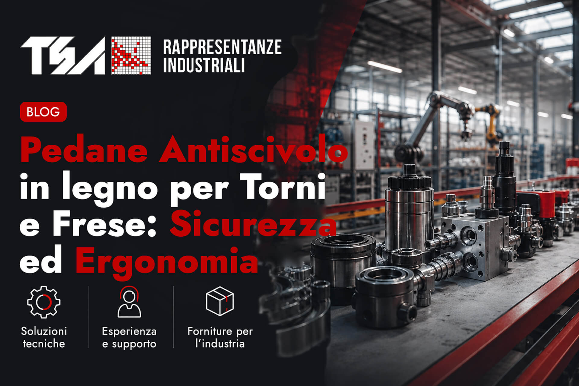 Pedane Antiscivolo in Legno per Torni e Frese