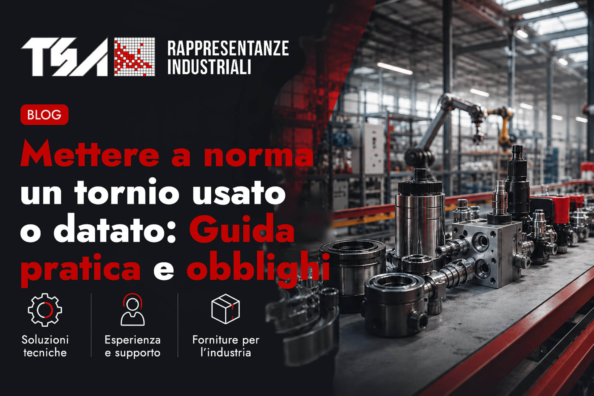 Mettere a norma un tornio usato o datato